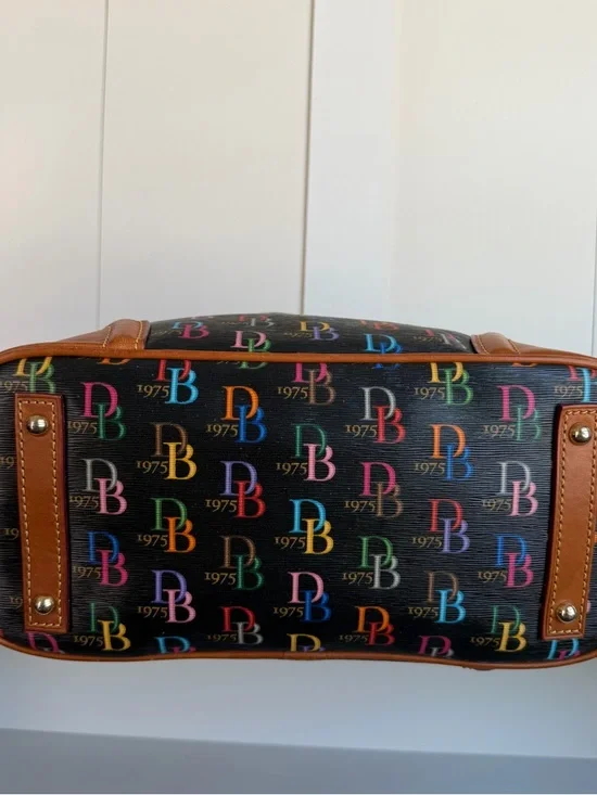 Dooney & Bourke Hobo Multi Colored Rainbow Shoulder Bag - Picture 9 of 12